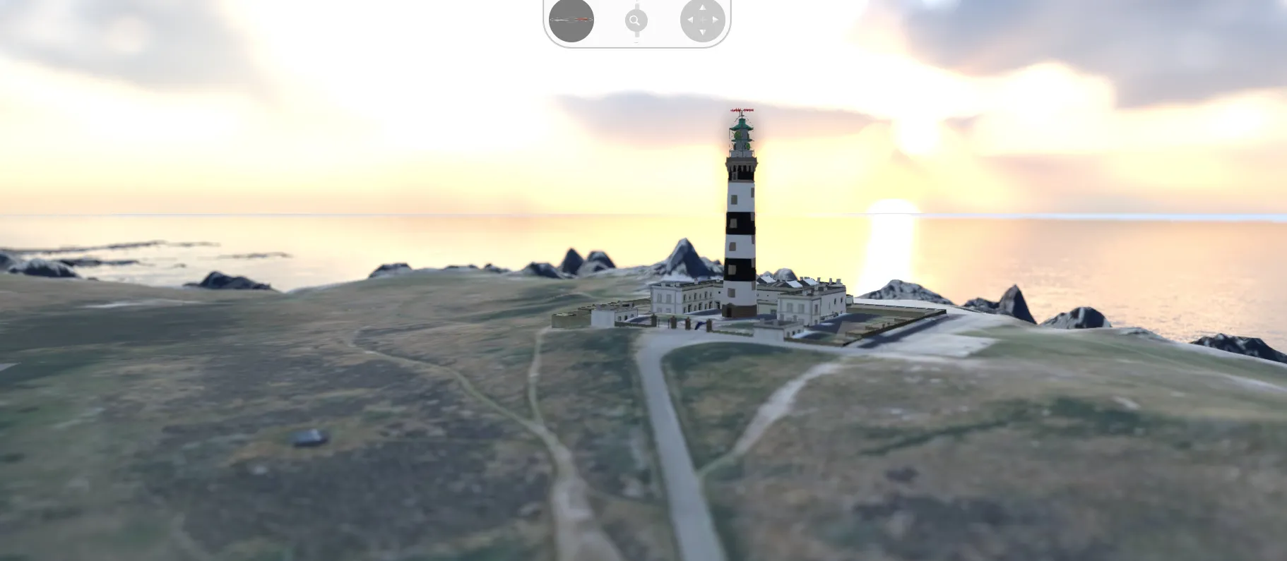 ImmerSea RADE - lighthouse in the sunset > La Fondation Dassault Systèmes