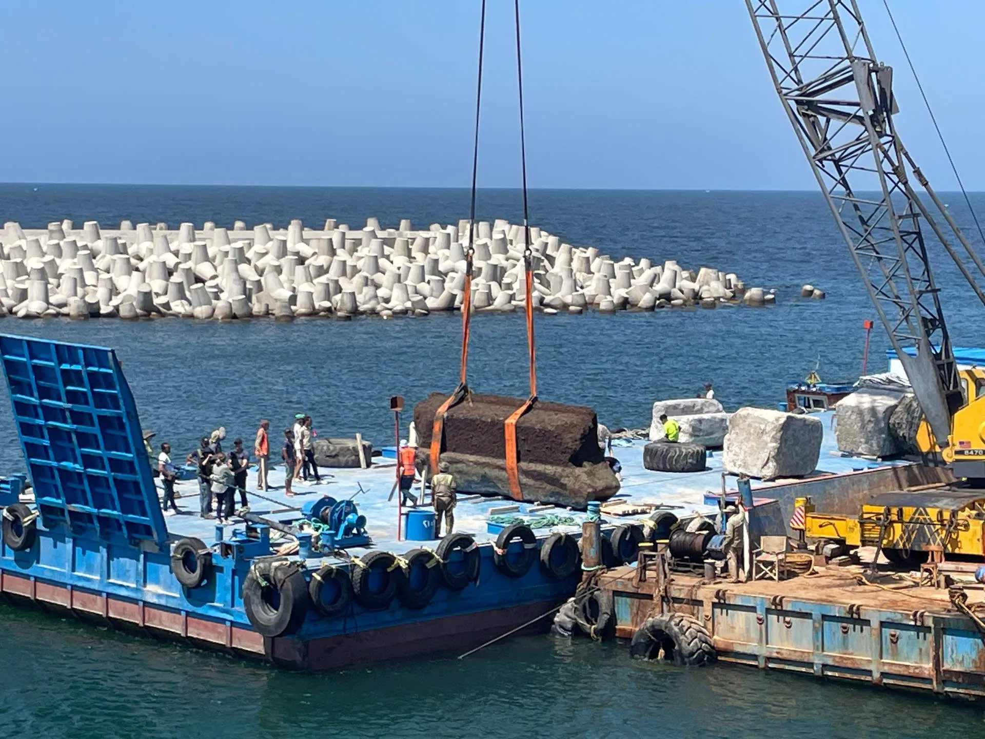 PHAROS - lifting immerged blocks of Alexandria Lighthouse gate > La Fondation Dassault Systèmes