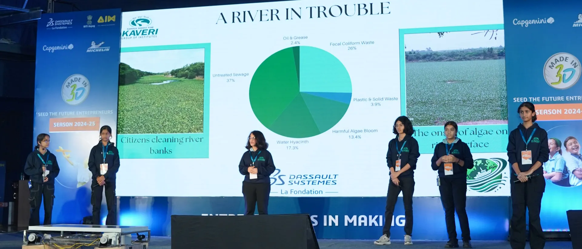 Made in 3D - STFE students pitching their waste collection product to the Grand Finale jury > La Fondation Dassault Systèmes