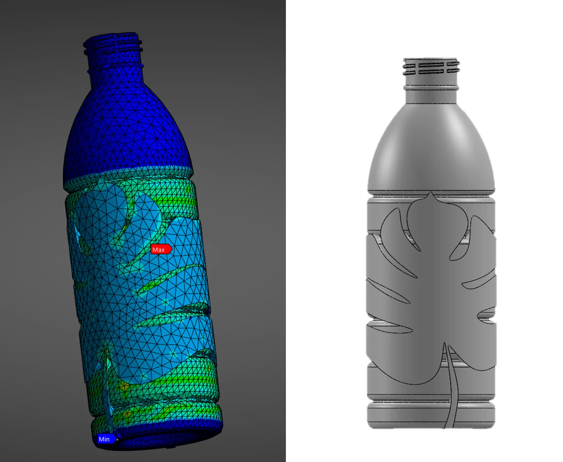 Parametric water bottle design with FEA analysis - I2CE Lab, GATECH > La Fondation Dassault Systèmes